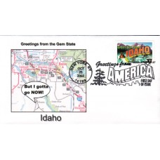 #3707 Greetings From Idaho Southport FDC