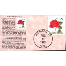 #2490 Red Rose Mini Special FDC