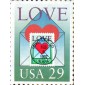 #2618 Love - Envelope Mini Special FDC