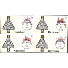 #2711-14 Christmas Toys Mini Special FDC Set