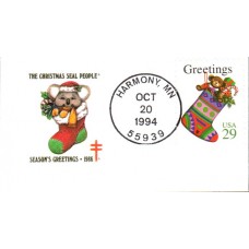 #2872 Christmas Stocking Mini Special FDC