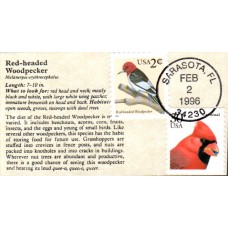 #3032 Red-headed Woodpecker Mini Special FDC