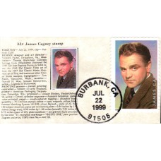 #3329 James Cagney Mini Special FDC