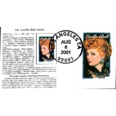 #3523 Lucille Ball Mini Special FDC