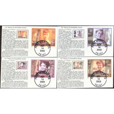 #3665-68 Women in Journalism Mini Special FDC Set