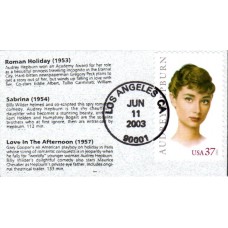 #3786 Audrey Hepburn Mini Special FDC