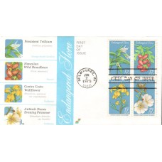 #1783-86 Endangered Flowers Spectrum FDC