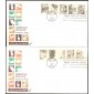 #1880-89 American Wildlife Spectrum FDC Set