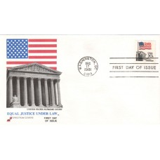 #1894 Flag over Supreme Court Spectrum FDC