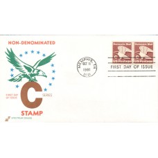 #1947 C - Eagle Line Pair Spectrum FDC