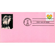 #2248 LOVE - Hearts Spiro FDC