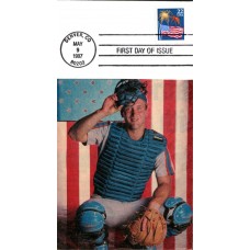 #2276 Flag and Fireworks Spiro FDC