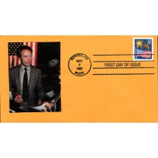 #2276 Flag and Fireworks Spiro FDC