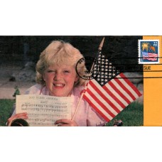 #2276 Flag and Fireworks Spiro FDC