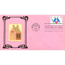 #2440 Love - Birds Spiro FDC