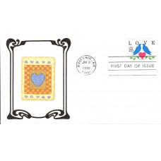 #2440 Love - Birds Spiro FDC