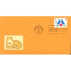 #2440 Love - Birds Spiro FDC