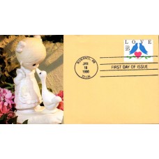 #2440 Love - Birds Spiro FDC