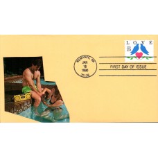 #2440 Love - Birds Spiro FDC