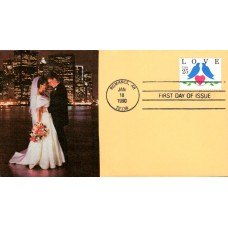 #2440 Love - Birds Spiro FDC