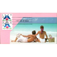 #2440-41 Love - Birds Spiro FDC