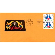 #2441 Love - Birds Spiro FDC