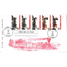 #2843-47 Locomotives S & T FDC