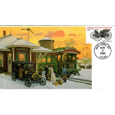 #3019 1893 Duryea S & T FDC