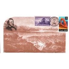 #3024 Utah Statehood Combo S & T FDC