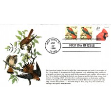 #3044 American Kestrel S & T FDC