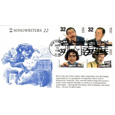 #3100-03 Songwriters S & T FDC