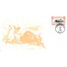 #3209c Indian Hunting Buffalo S & T FDC