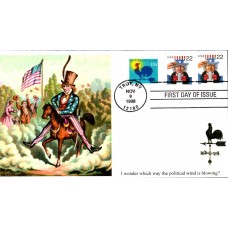 #3257//63 Weather Vane - Uncle Sam S & T FDC