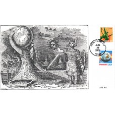 #3520 Atlas Statue S & T FDC