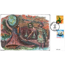 #3520 Atlas Statue S & T FDC