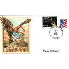 #3549 United We Stand Combo S & T FDC