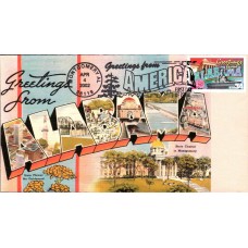 #3561 Greetings From Alabama S & T FDC