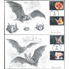 #3661-64 American Bats S & T FDC Set