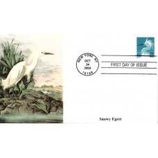 #3829 Snowy Egret S & T FDC