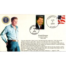 #3897 Ronald Reagan Dual S & T FDC