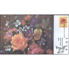 #3898 Love - Bouquet S & T FDC