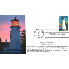 #4149 Umpqua River Lighthouse S & T FDC