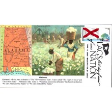 #4274 FOON: Alabama Flag S & T FDC