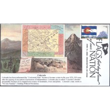 #4280 FOON: Colorado Flag S & T FDC