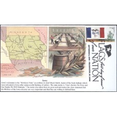 #4291 FOON: Iowa Flag S & T FDC