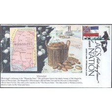 #4300 FOON: Mississippi Flag S & T FDC