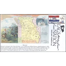 #4301 FOON: Missouri Flag S & T FDC