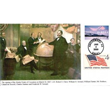 #4374 Alaska Statehood Combo S & T FDC