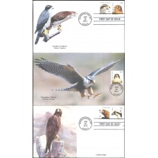 #4608-12 Birds of Prey S & T FDC Set