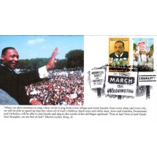 #4804 March on Washington Combo S & T FDC